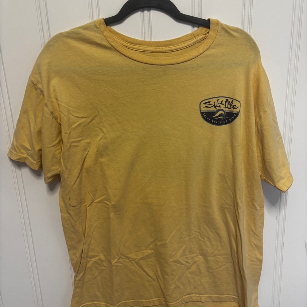 Salt Life Men's Short Sleeve Logo T-Shirt - Yellow